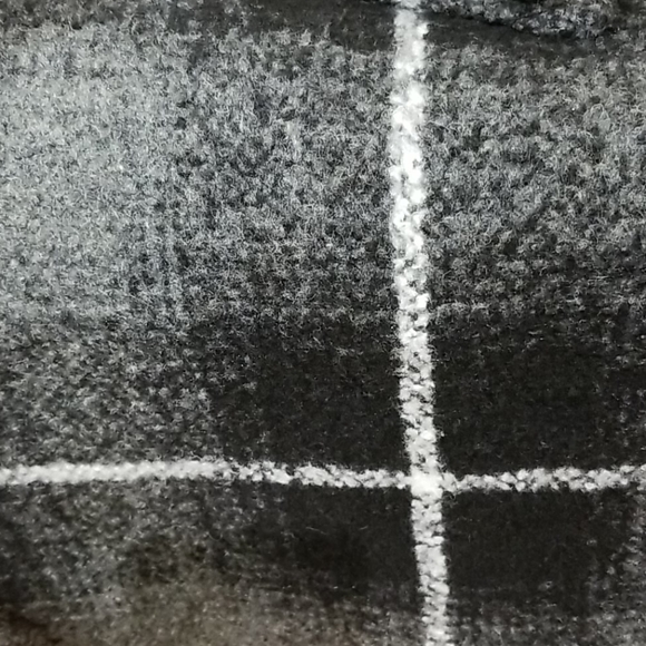 Gorgeous Check Patterns Poncho Style Coat - Picture 6 of 6